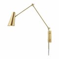 Hudson Valley 1 Light Wall Sconce W/ Plug 4121-AGB